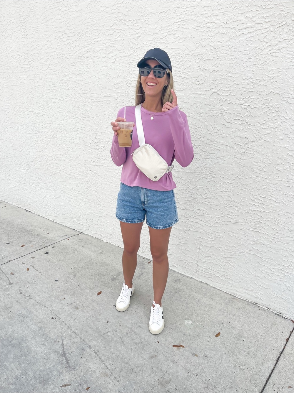lululemon athletica mauve crewneck long sleeve tee - Picture 2 of 7